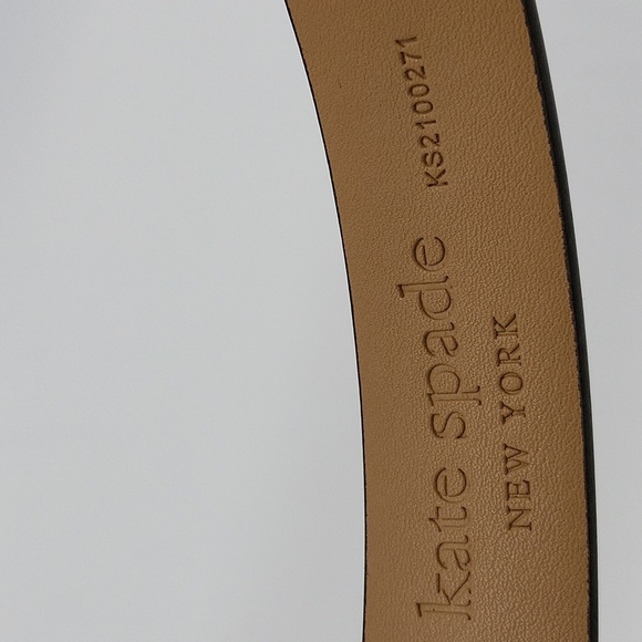 599- Kate Spade Leather Lemon Print Fanny Pack Women's Belt Size L/XL NWT - Picture 9 of 12